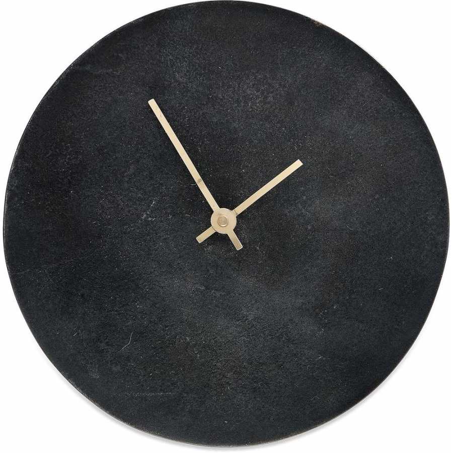 Nkuku Okota Wall Clock Black Naken Interiors